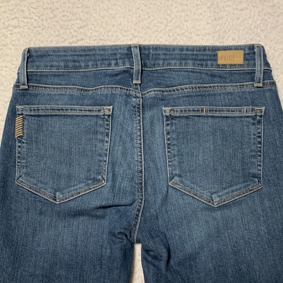 Paige Verdugo Ankle Distressed Undone Hem Jeans, EUC, Size 29 (Women’s Size 8) - Picture 6 of 12